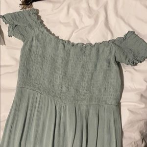 Off the shoulder maxi dress